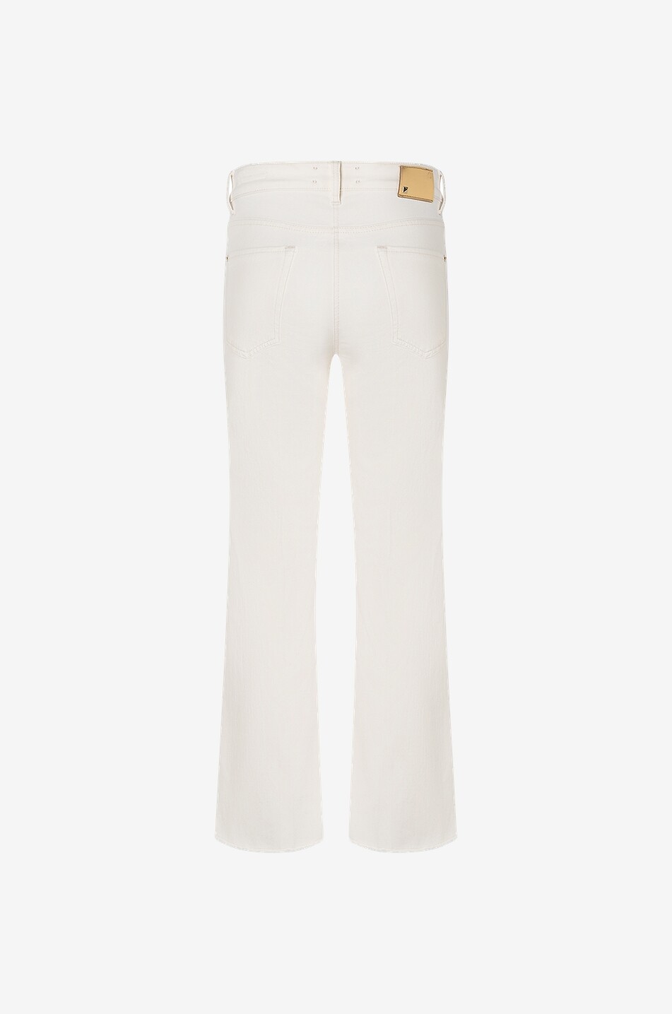 CAMBIO Jean bootcut taille basse à broderies Francesca Femme BLANC 2