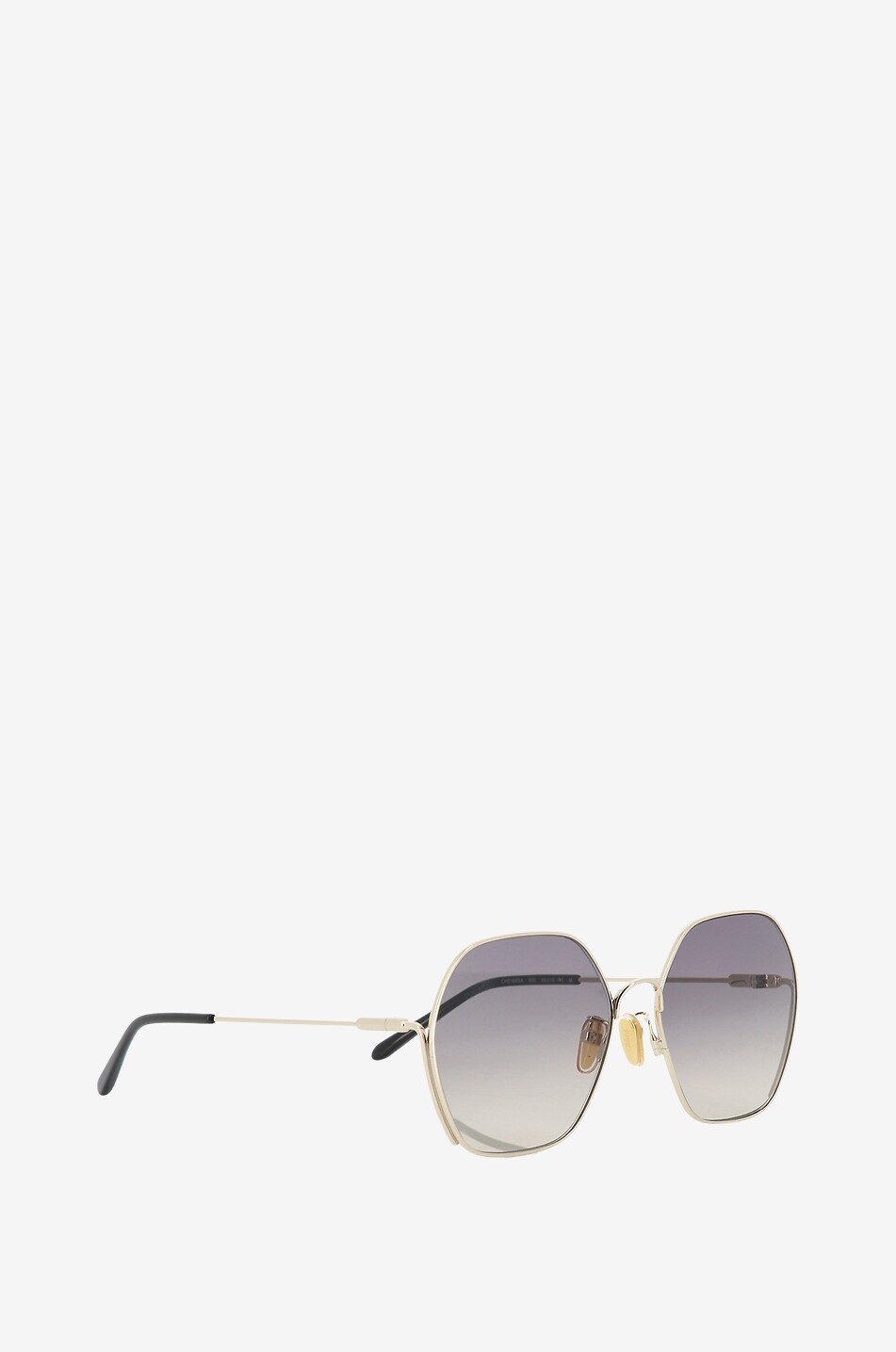 CHLOE Lunettes de soleil hexagonales en métal Femme DORE 2