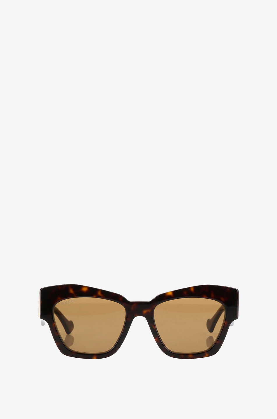GUCCI GG tortoise shell effect cat-eye sunglasses Women BROWN 1