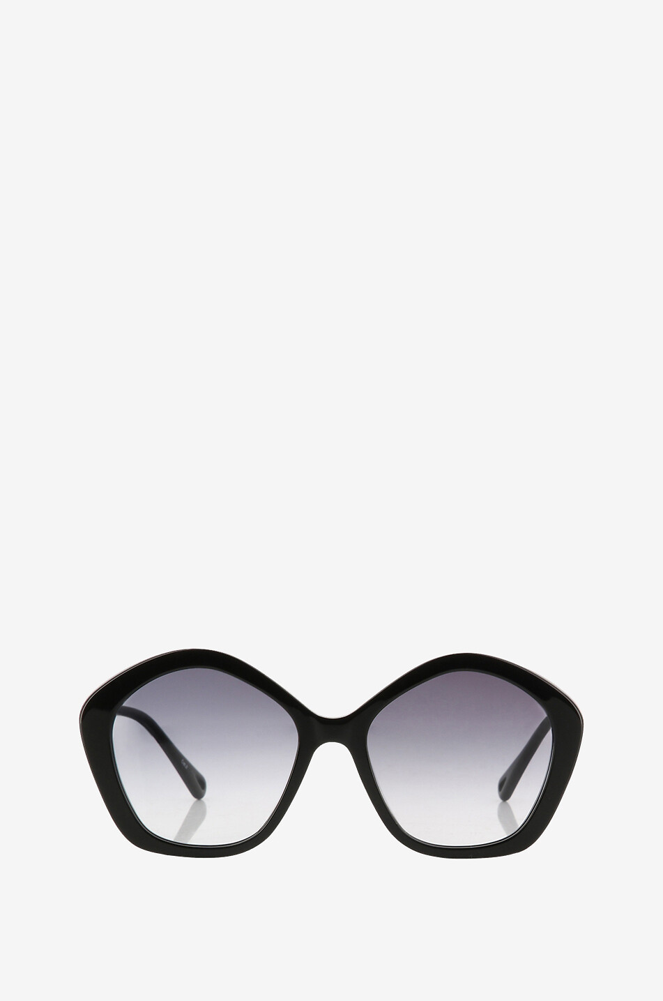 CHLOE Pentagonal bio acetate sunglasses Women BLACK 1