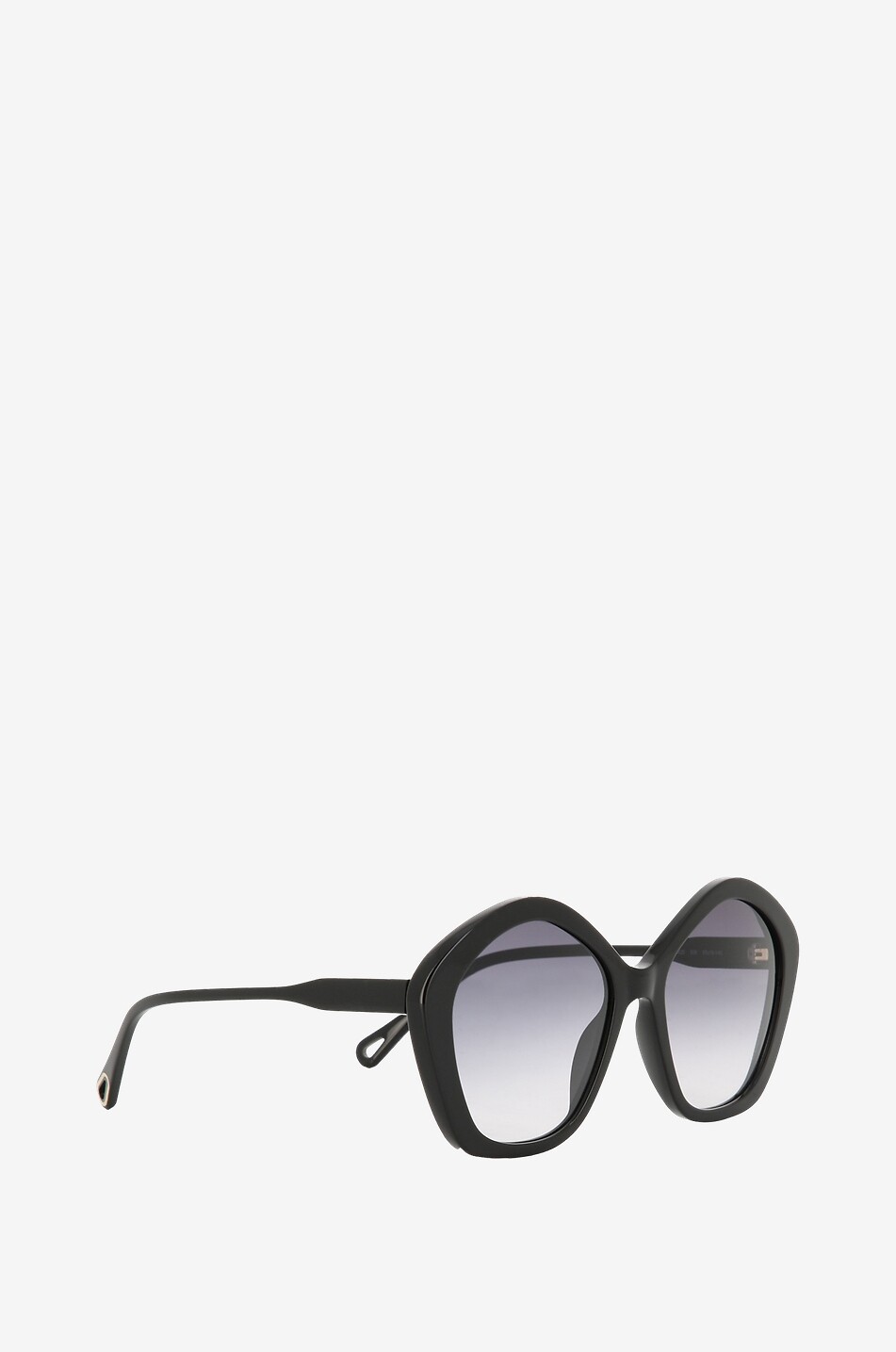 CHLOE Pentagonal bio acetate sunglasses Women BLACK 2