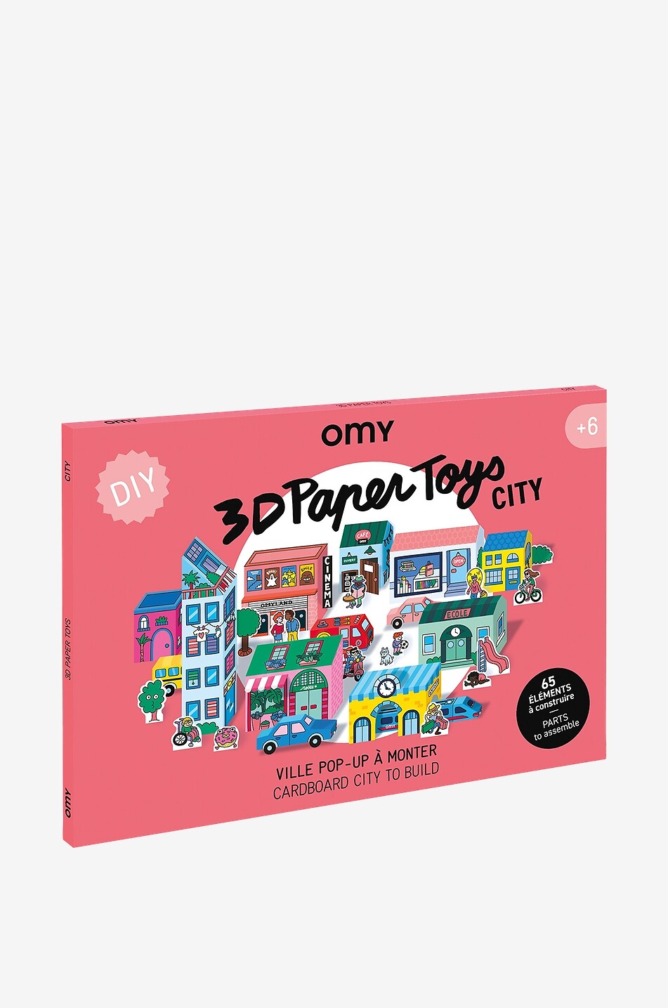 OMY City 3D Paper Toys construction toy Baby Colourless 1