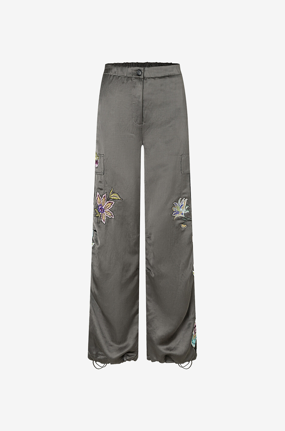 CAMBIO Morgan embroidered cargo trousers Women MULTI COLOURED 1