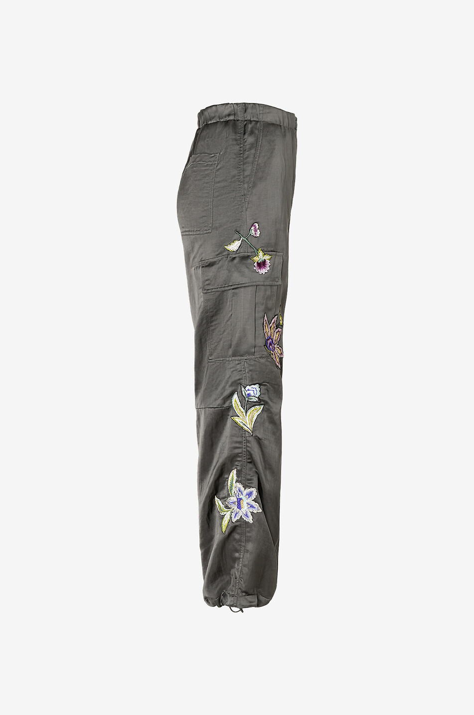 CAMBIO Morgan embroidered cargo trousers Women MULTI COLOURED 7