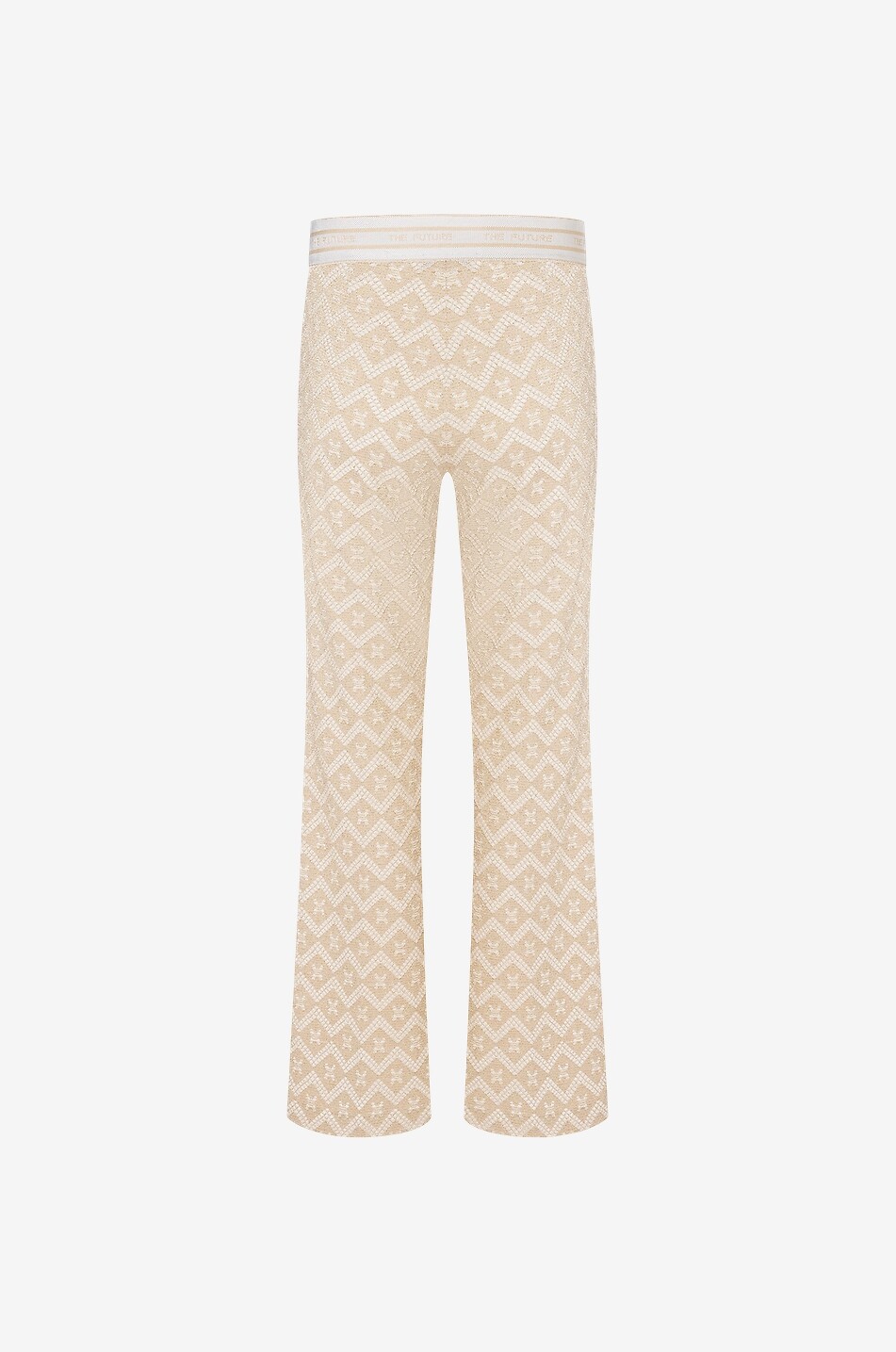 Pantalon large en jacquard Francis