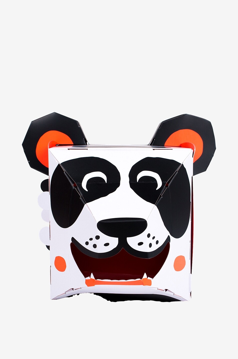 OMY Maske zum Basteln Mask 3D Panda Baby Farblos 3