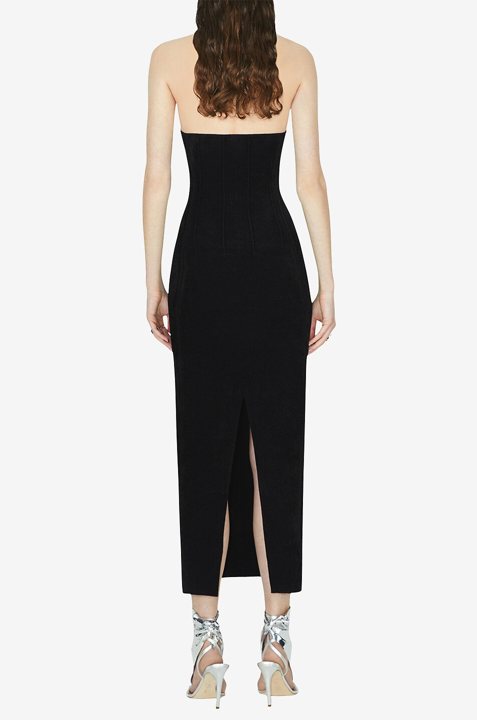 Titania velvet knit bustier dress