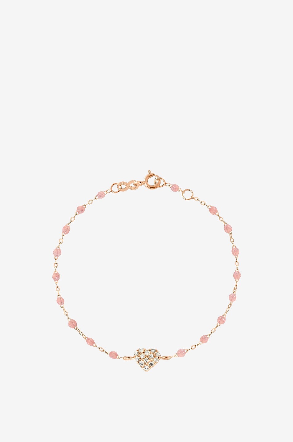 Bracelet en or rose In Love Blush - 17 cm