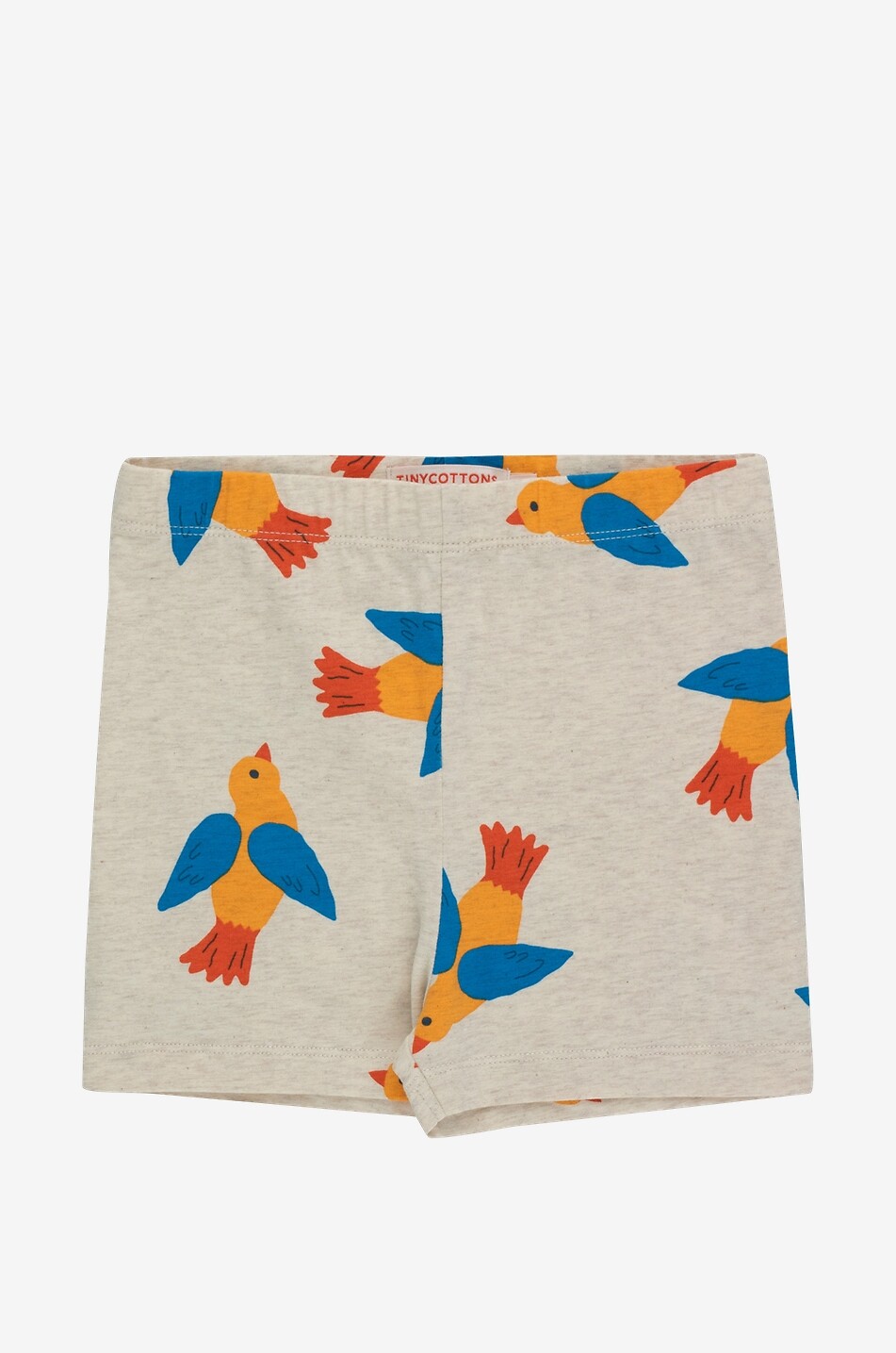 TINYCOTTONS Short enfant en jersey Birds Garçon BLANC CASSE 1