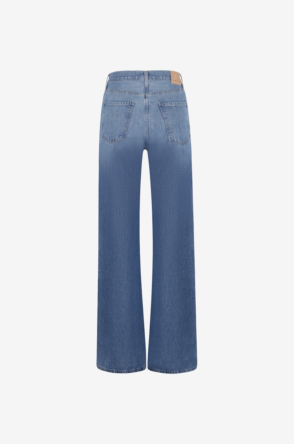 CITIZENS OF HUMANITY Jean large en coton biologique Annina Femme BLEU 2