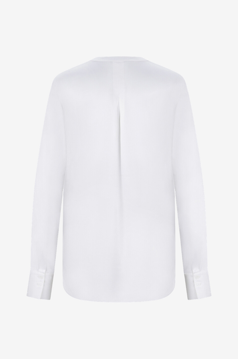 HERZEN'S ANGELEGENHE Langärmelige Bluse aus Seide Damen WEISS 2