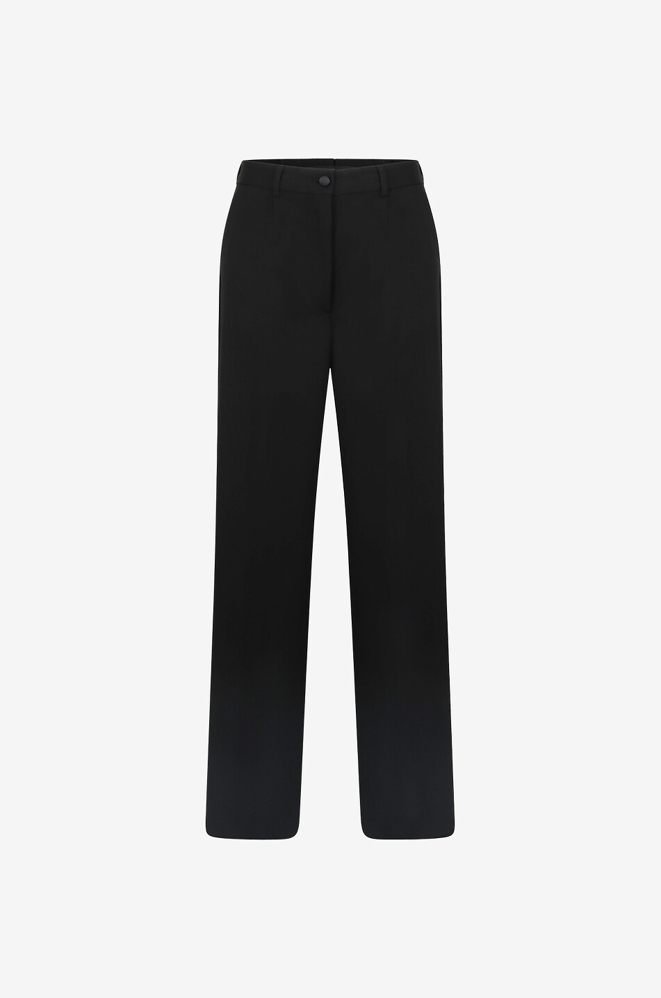 Pantalon évasé en laine esprit smoking