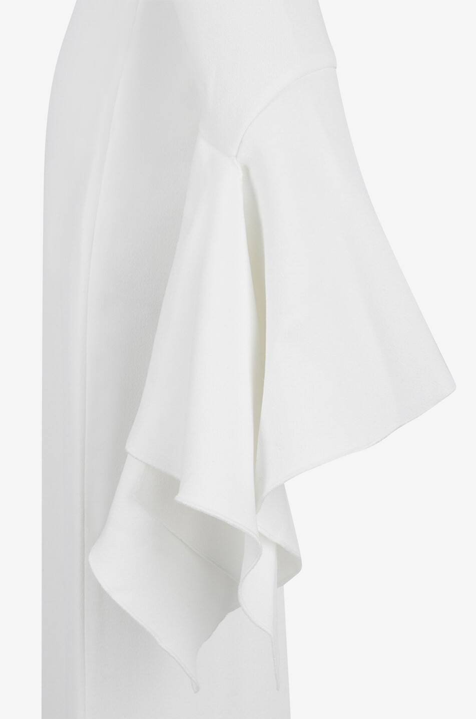 Robe longue en crêpe à épaules dénudées The Amalie