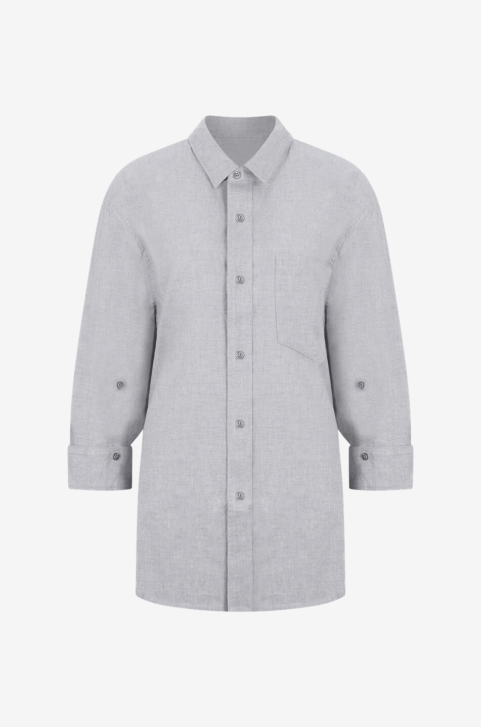 Langärmeliges Hemd aus Baumwolle Kayla