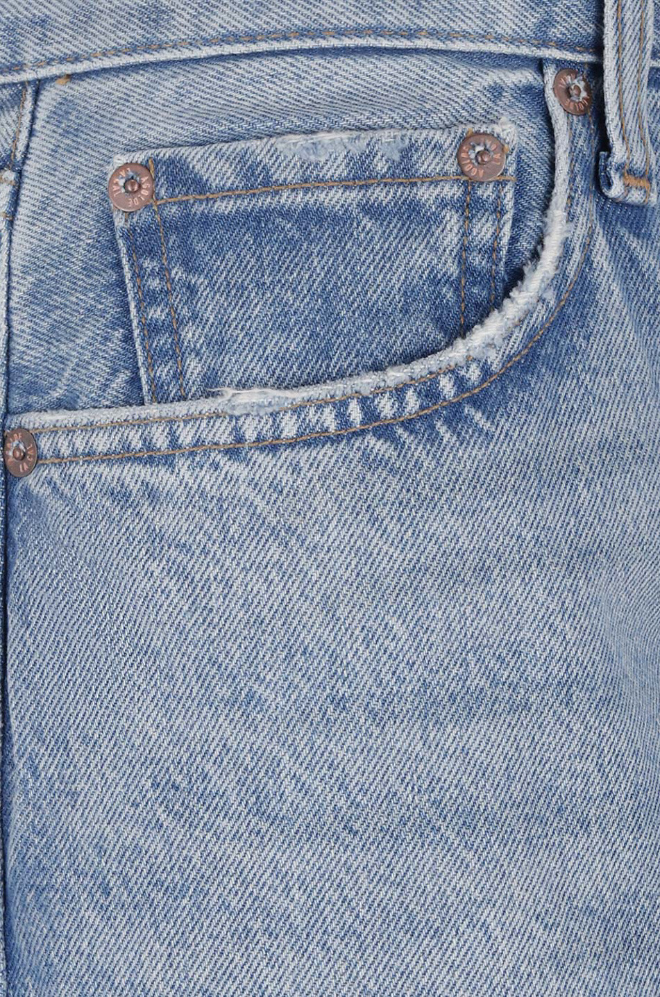 AGOLDE Jeans mit geradem Bein aus Biobaumwolle Low Slung Damen BLAU 8