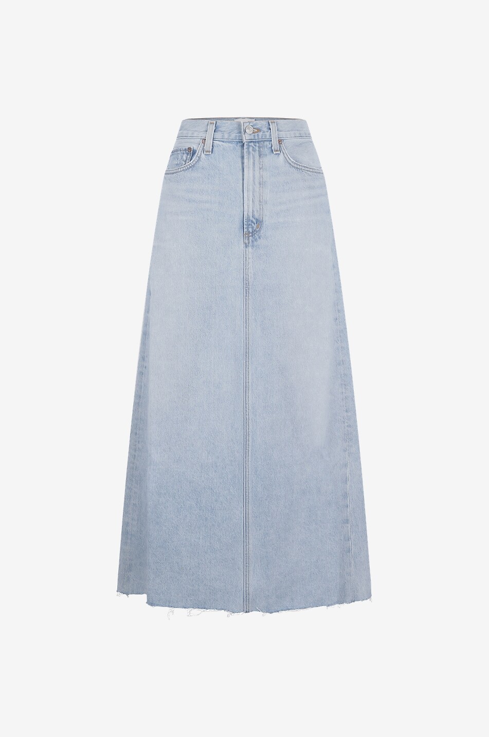 Jupe longue en coton recyclé Hilla