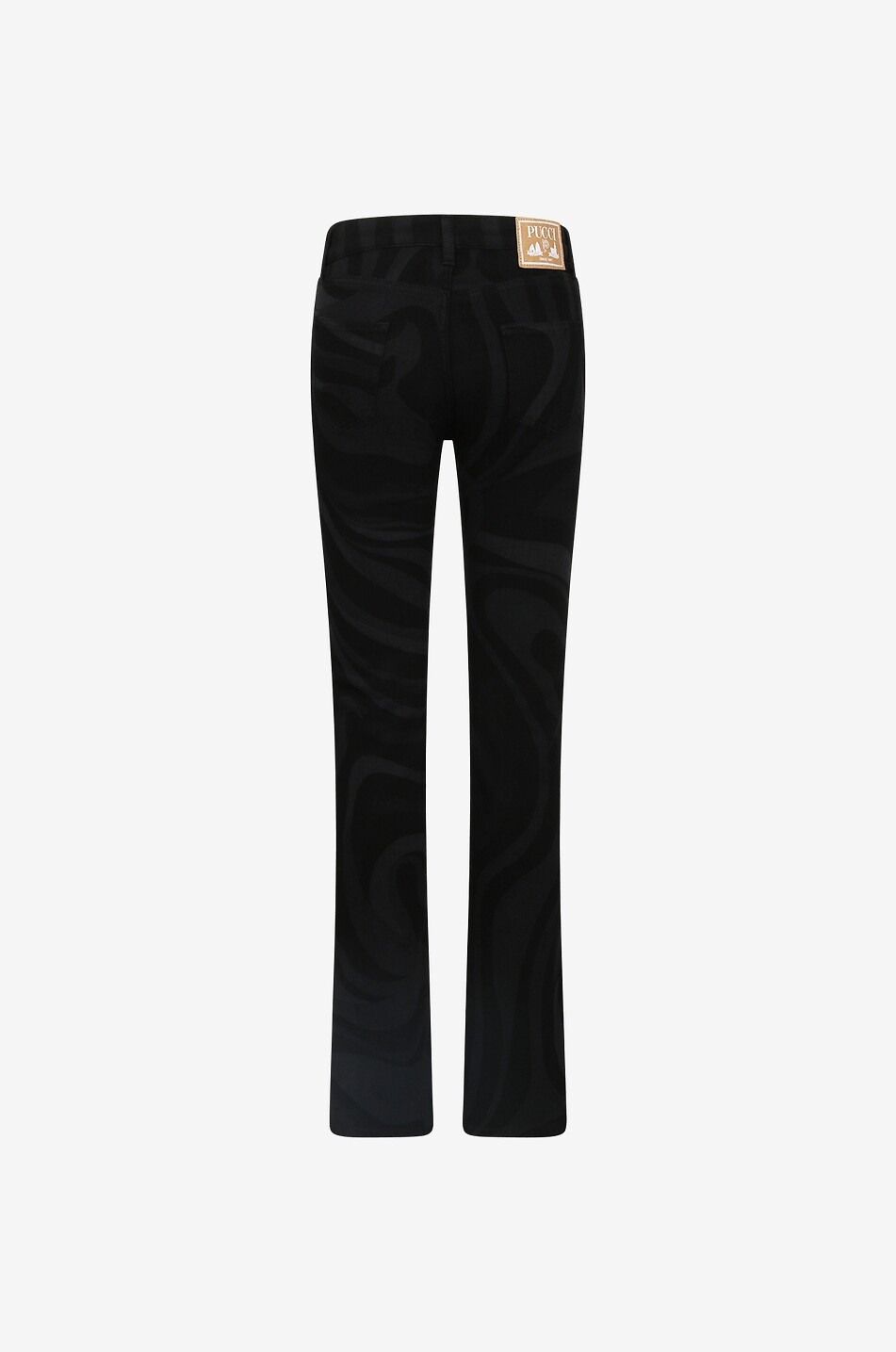 PUCCI Slim-Fit Jeans mit Print Marmo Damen SCHWARZ 2