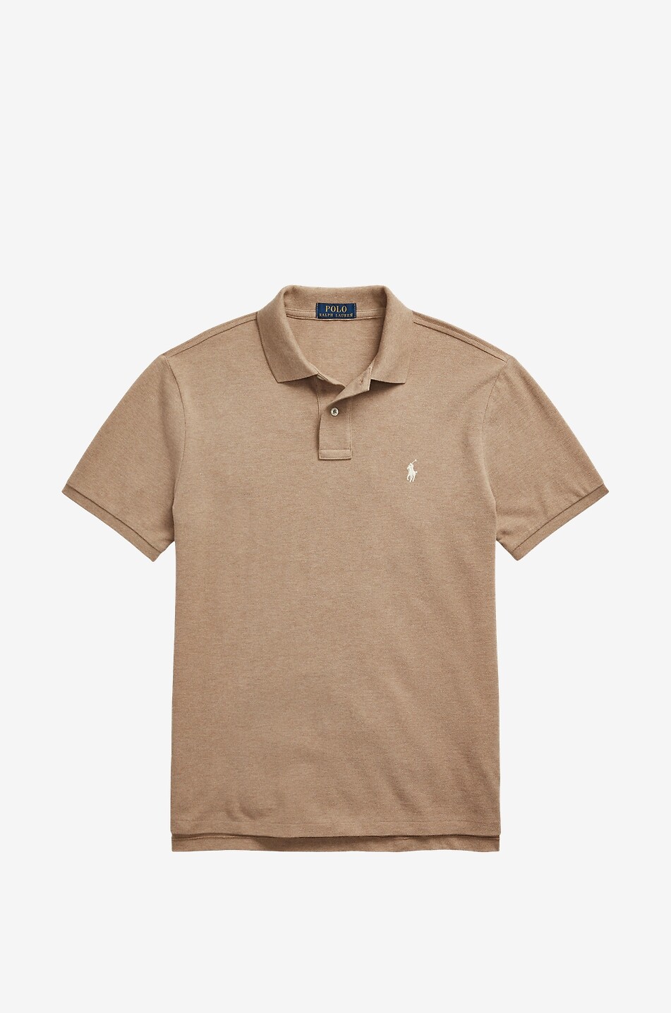 Custom Slim Fit Pony embroidered piqué cotton polo shirt