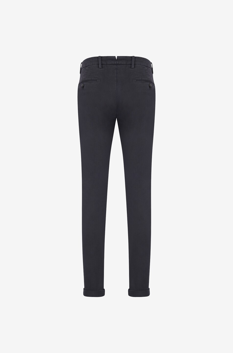 B SETTECENTO Pantalon chino en coton mélangé Homme GRIS MOYEN 2