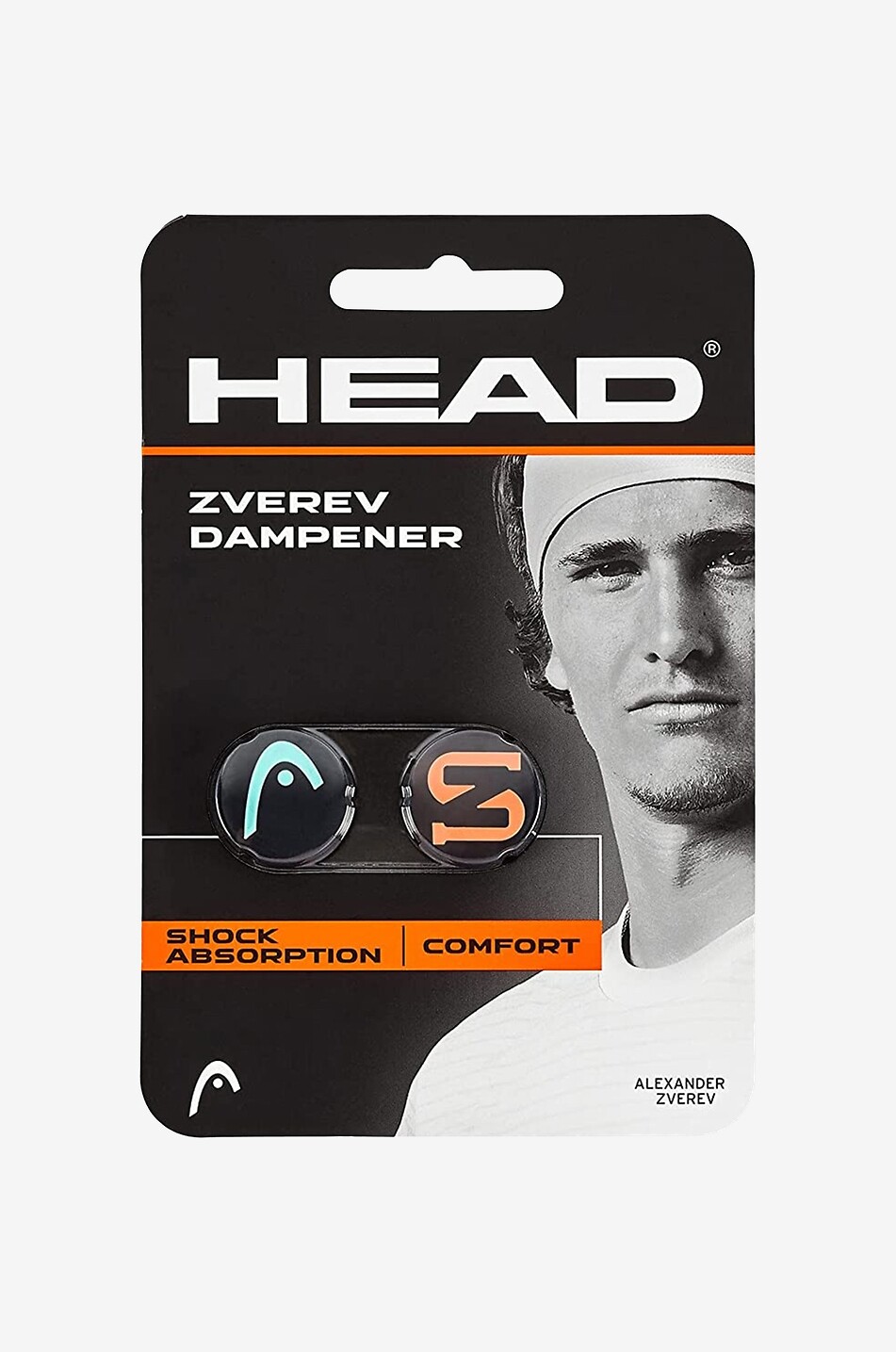 HEAD Antivibrateur de tennis Zverev Dampener Unisexe NOIR 1