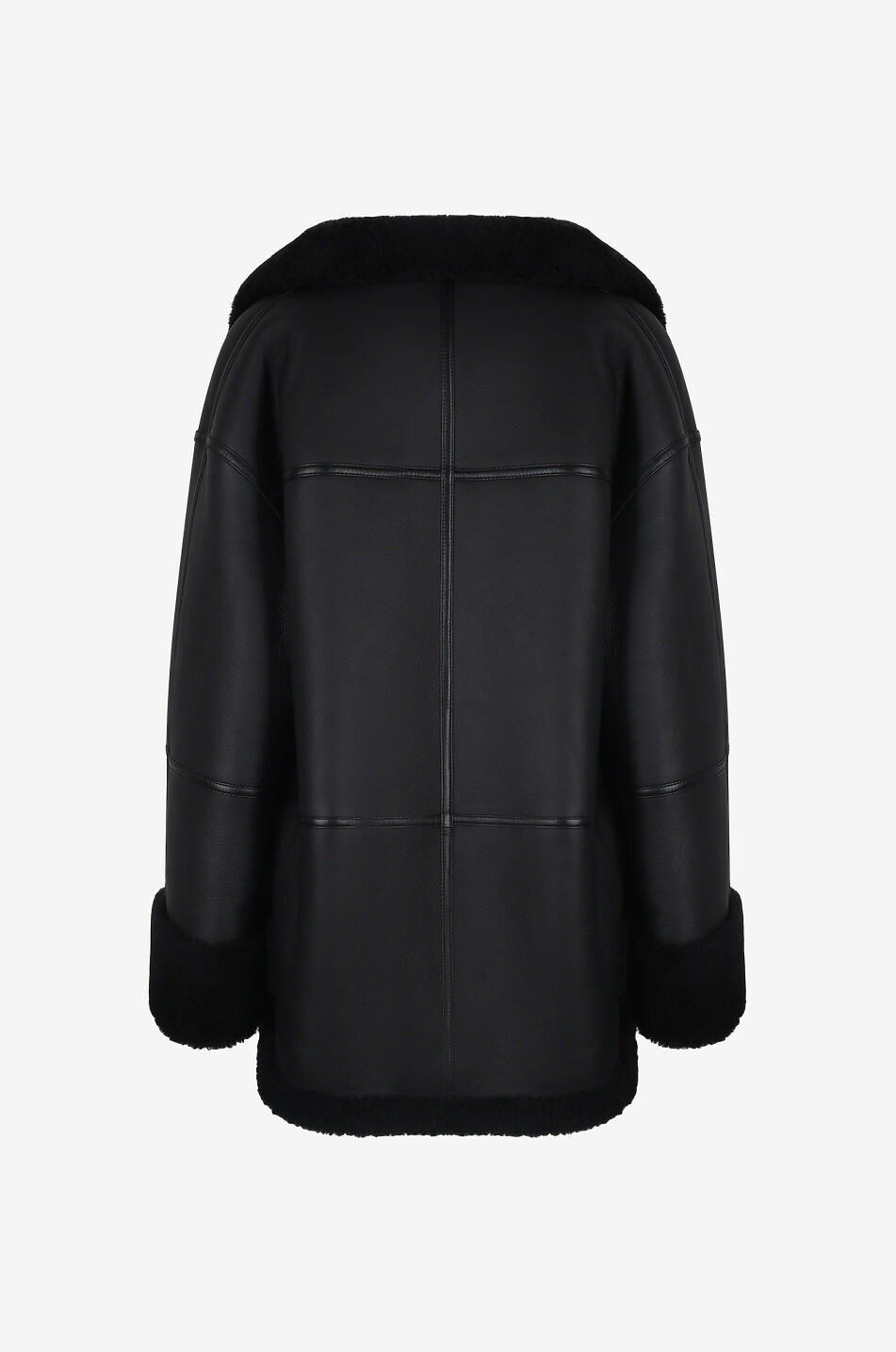 TOTEME Mantel aus Lammleder Damen SCHWARZ 2