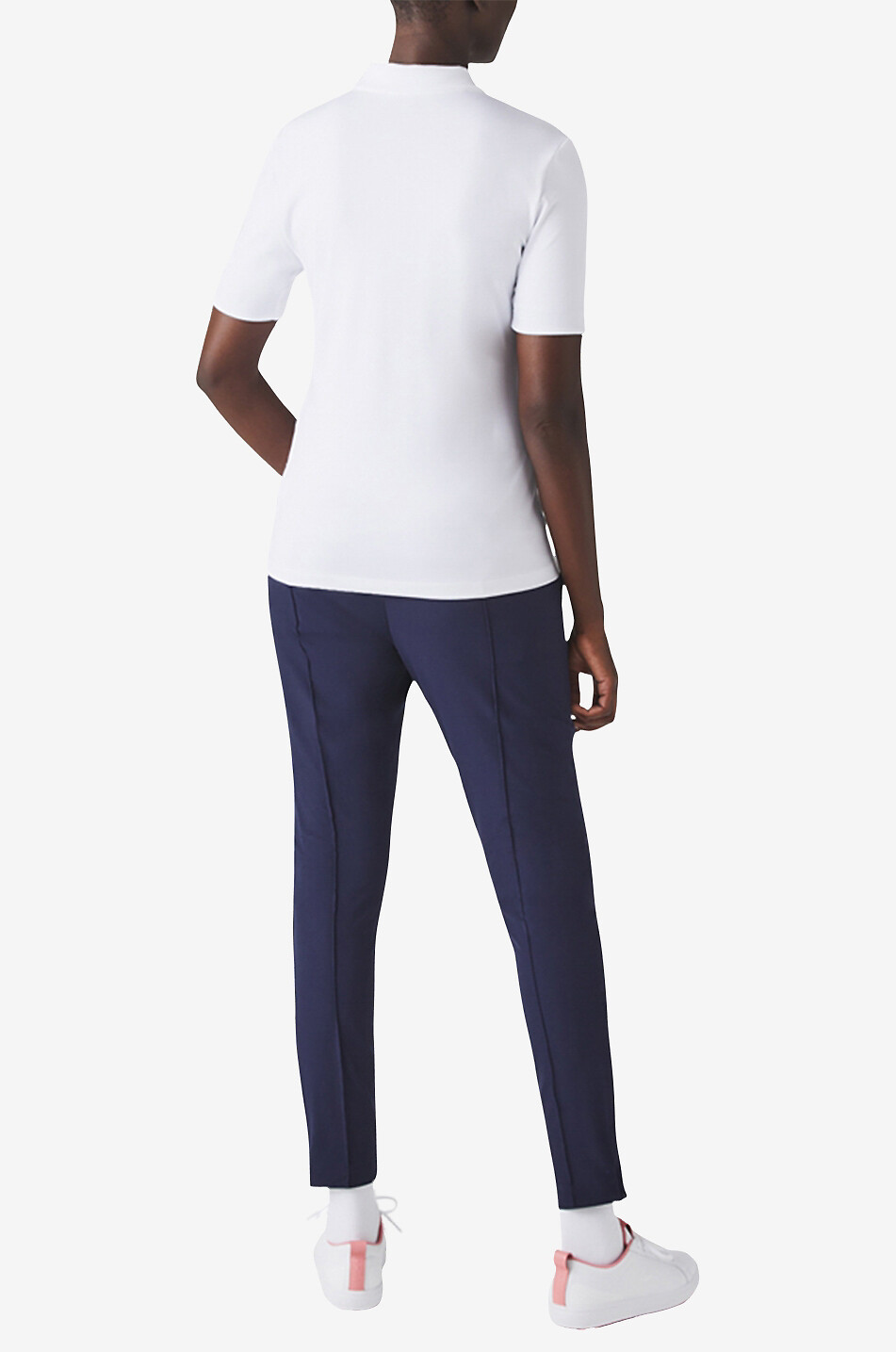 LACOSTE Damen-Sport-Polohemd aus atmungsaktivem Stretch LACOSTE SPORT Damen WEISS 2