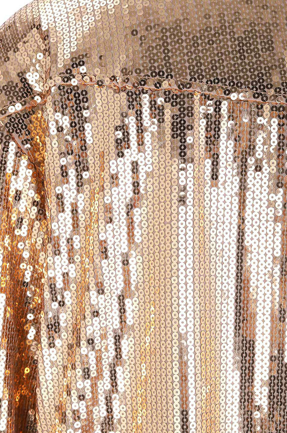 RETROFETE Oversize-Paillettenhemd Carlotta Damen BRONZEFARBEN 3