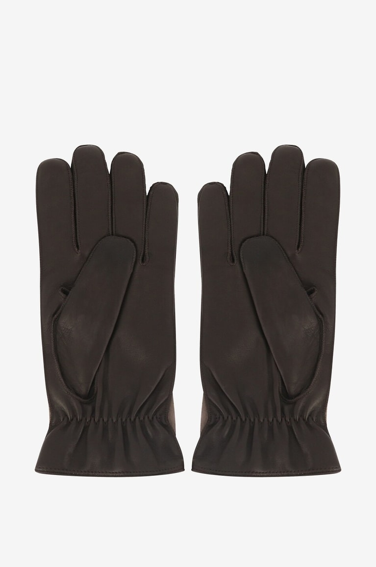 PIERO RESTELLI Handschuhe aus Lammleder Herren Farblos 2