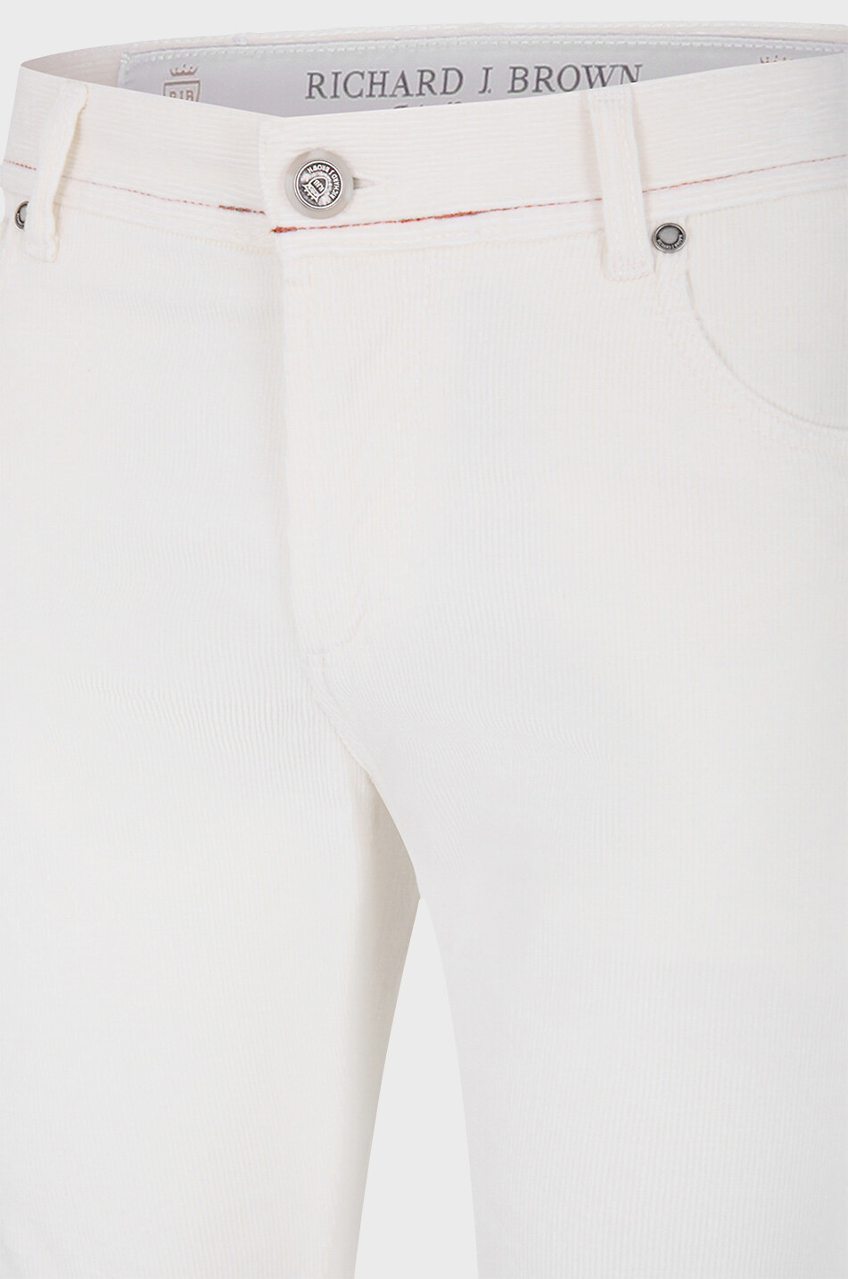RICHARD J. BROWN Tokio corduroy trousers Men EGGSHELL 3