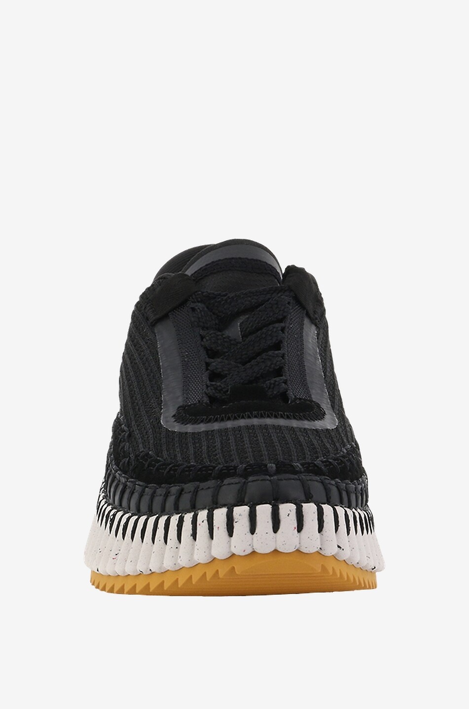 CHLOE Umweltfreundliche niedrige Sneakers aus Mesh Nama Damen SCHWARZ 2