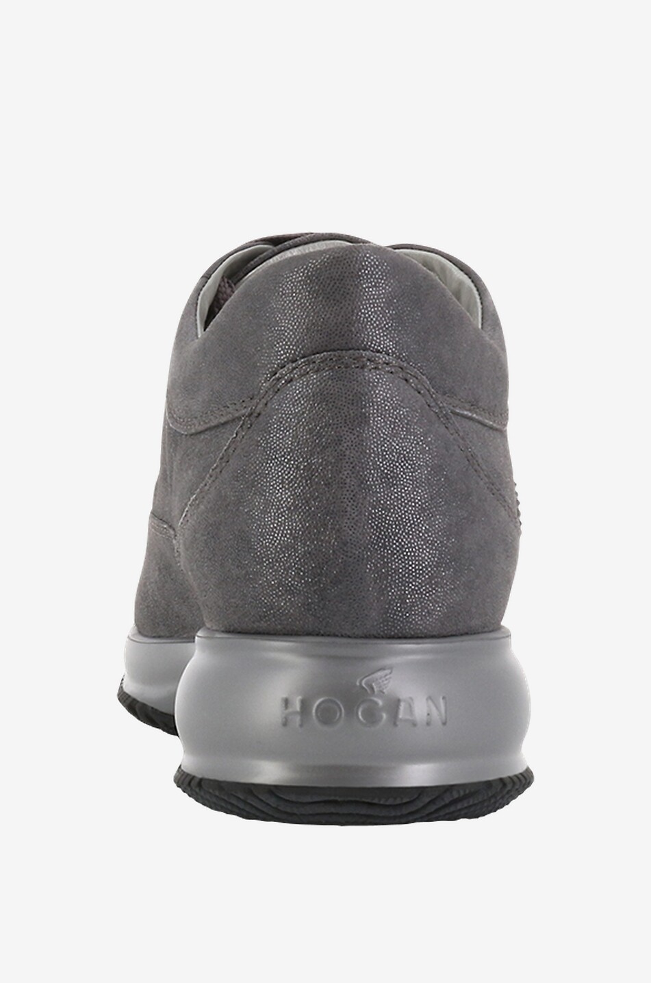 HOGAN Interactive crystal monogram low-top sneakers Women DARK GREY 4