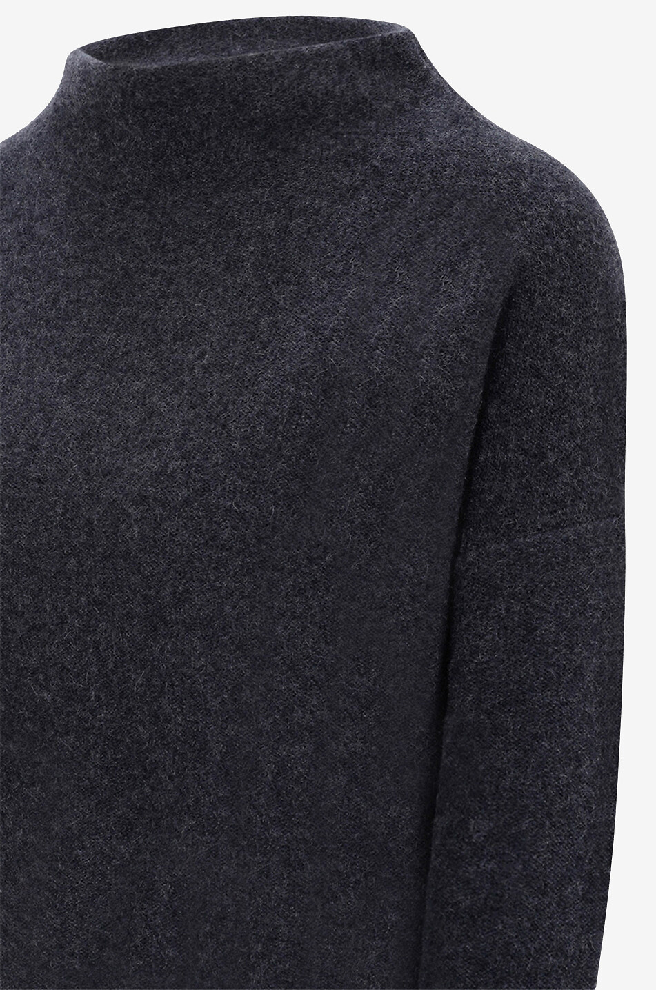 VINCE Pullover mit Schornsteinkragen aus Kaschmir Damen DUNKELGRAU 3