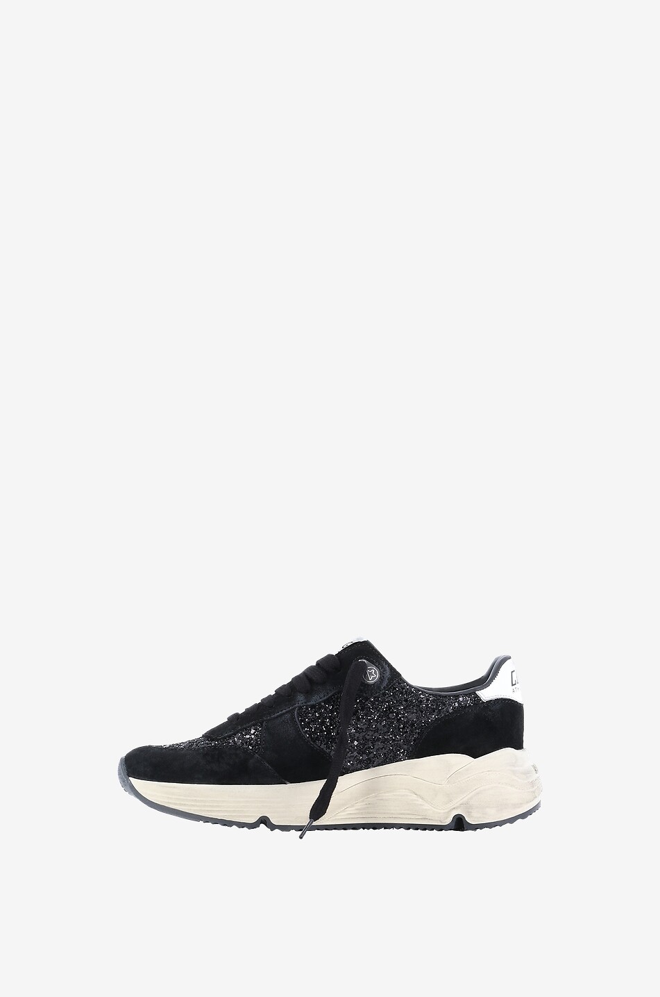 GOLDEN GOOSE Running Sole glitter low-top sneakers Women BLACK 3
