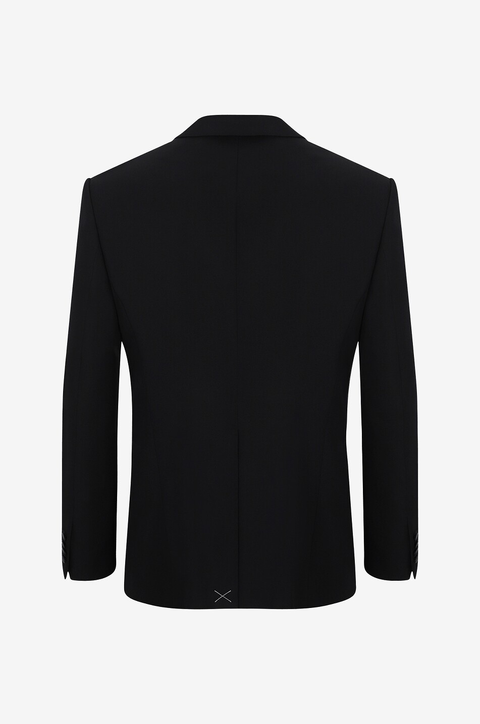 ALEXANDER McQUEEN Wool and satin evening jacket Men BLACK 2