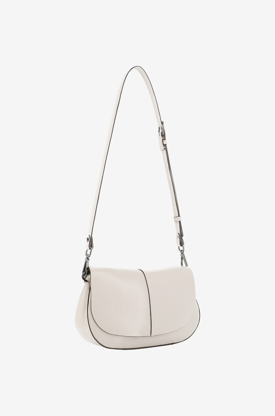 GIANNI CHIARINI Helena Round mini handbag Women EGGSHELL 5