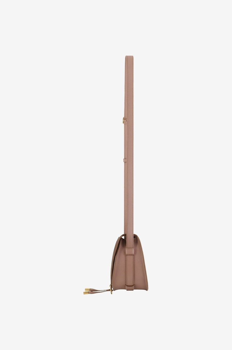 CHLOE Sac porté épaule en cuir grainé Marcie Small Femme ROSE 3