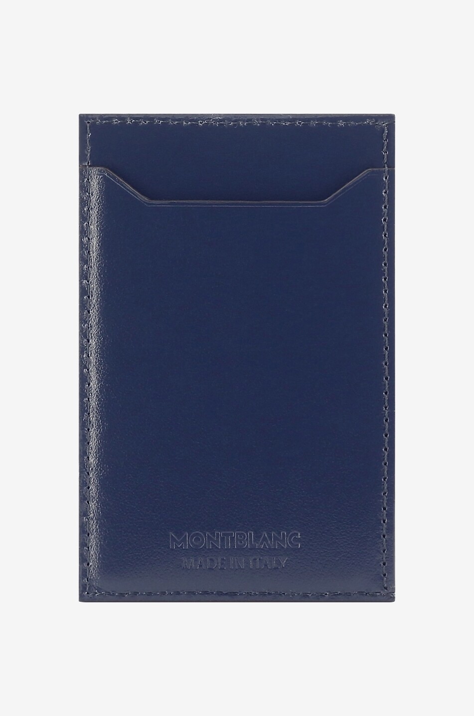 MONTBLANC Kartenetui aus Glattleder Meisterstück 3cc Herren BLAU 2