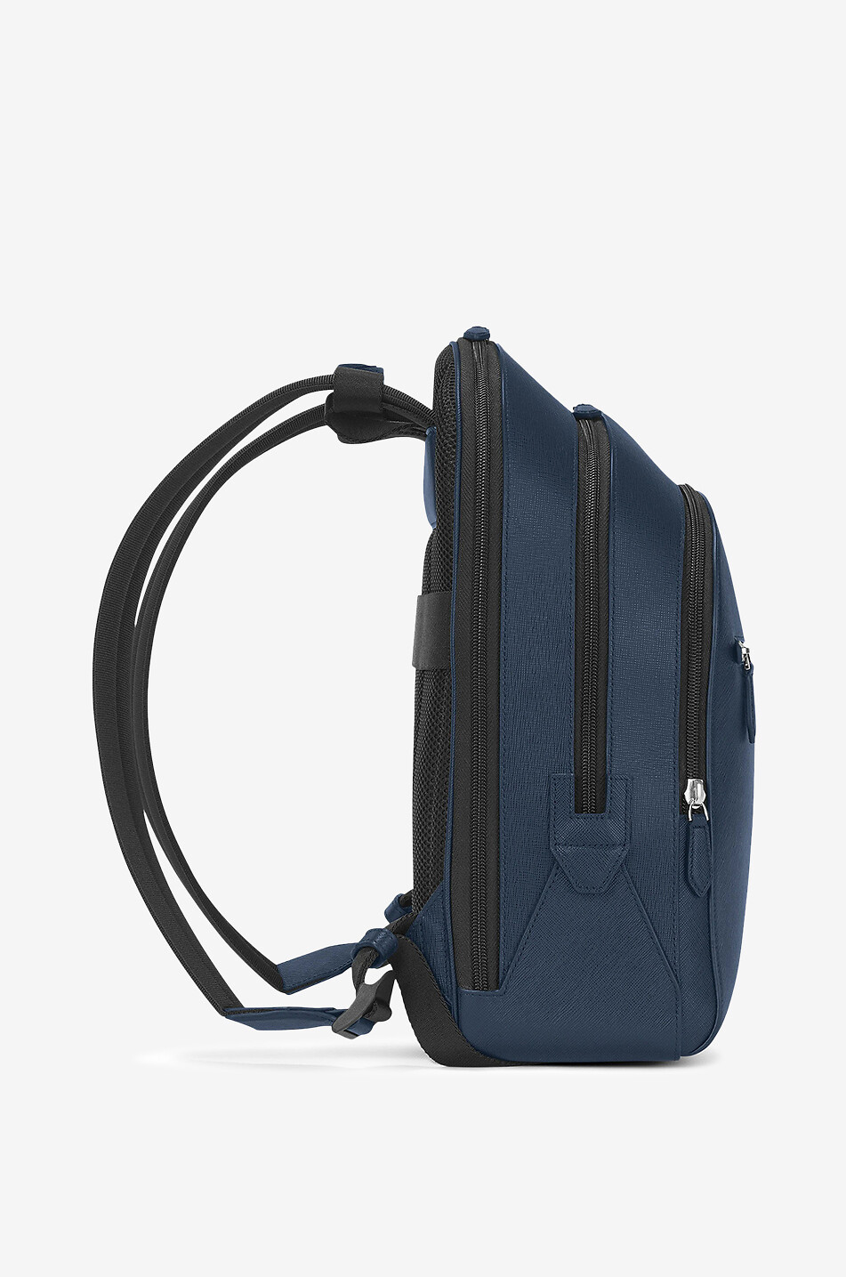 MONTBLANC Sac à dos texturé Sartorial Medium 3 C Homme BLEU FONCE 4