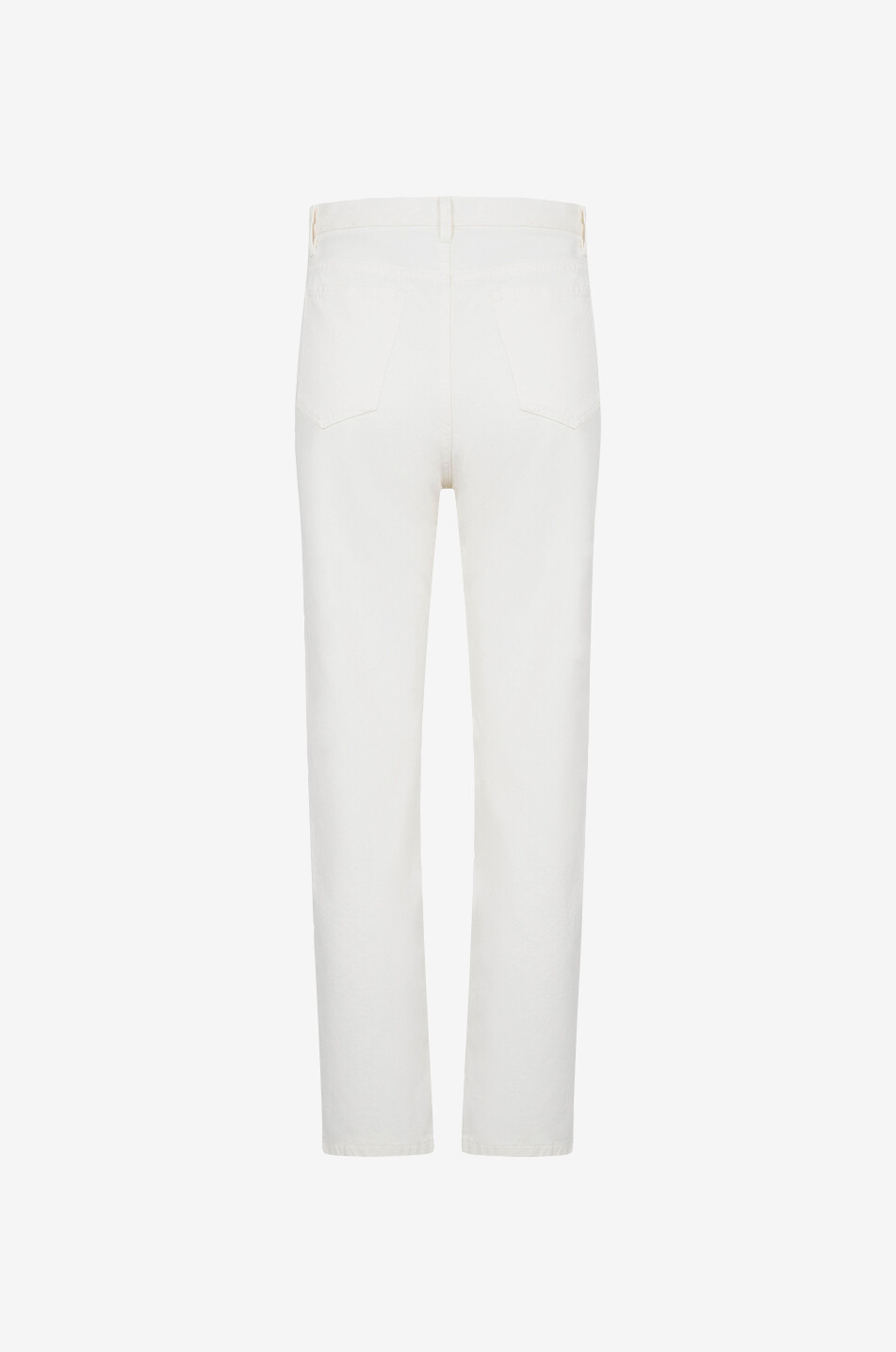 A.P.C. Jean droit en coton Martin Femme BLANC CASSE 2