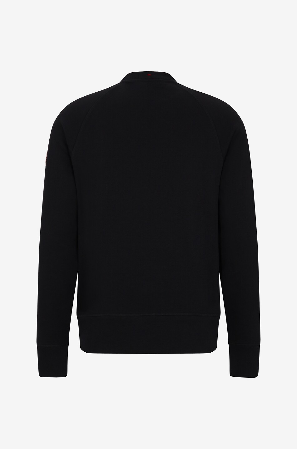 MONCLER GRENOBLE Mountain top embroidered crewneck raglan sleeve sweatshirt Men BLACK 2