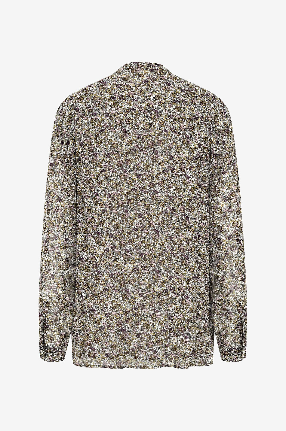 Geblümte Crêpe-Bluse mit Rüschen Phila