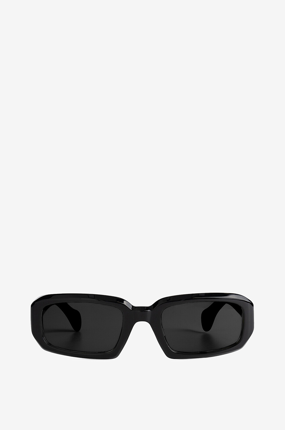 PORT TANGER Lunettes de soleil carrées en acétate Mektoub Femme NOIR 1