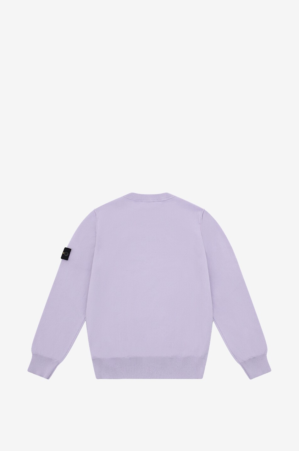 STONE ISLAND JUNIOR Pull léger garçon en coton 501A4 Garçon VIOLET CLAIR 2