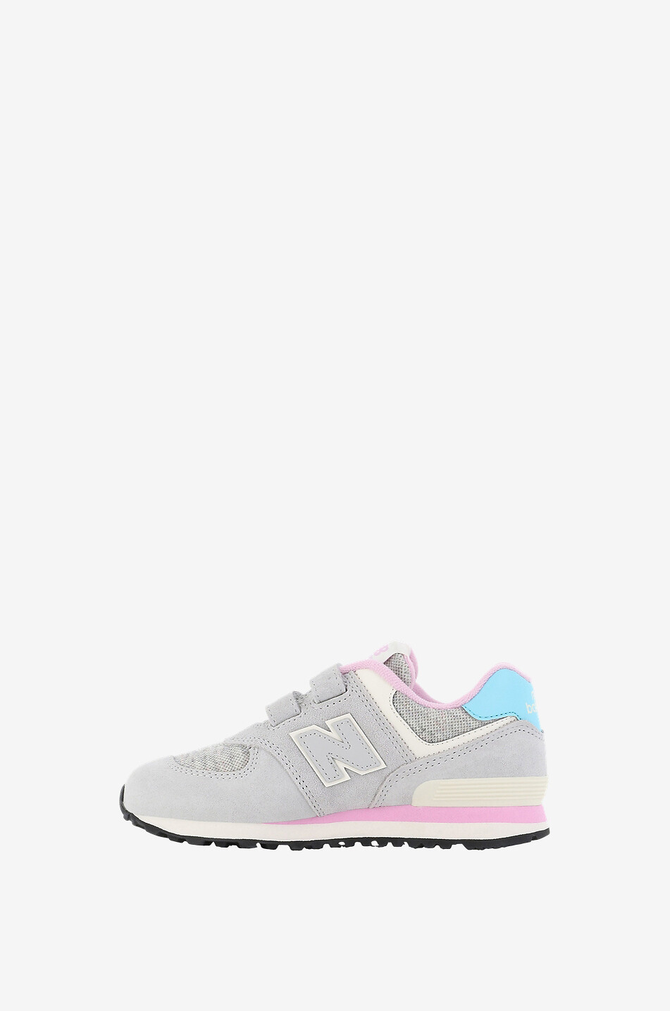 NEW BALANCE 574 girls' suede velcro low-top sneakers Girl GREY 3