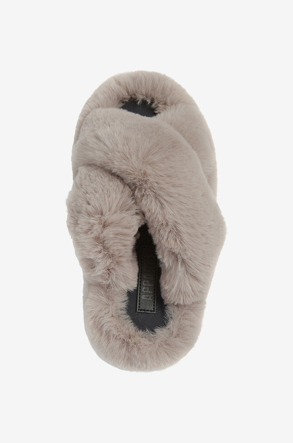 APPARIS Plüsch-Pantoffeln Biba 2 Damen BRAUN 3