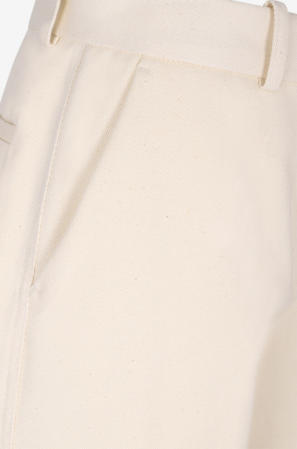 TOTEME Jean carotte en coton bio Barrel Leg Femme Beige clair 3