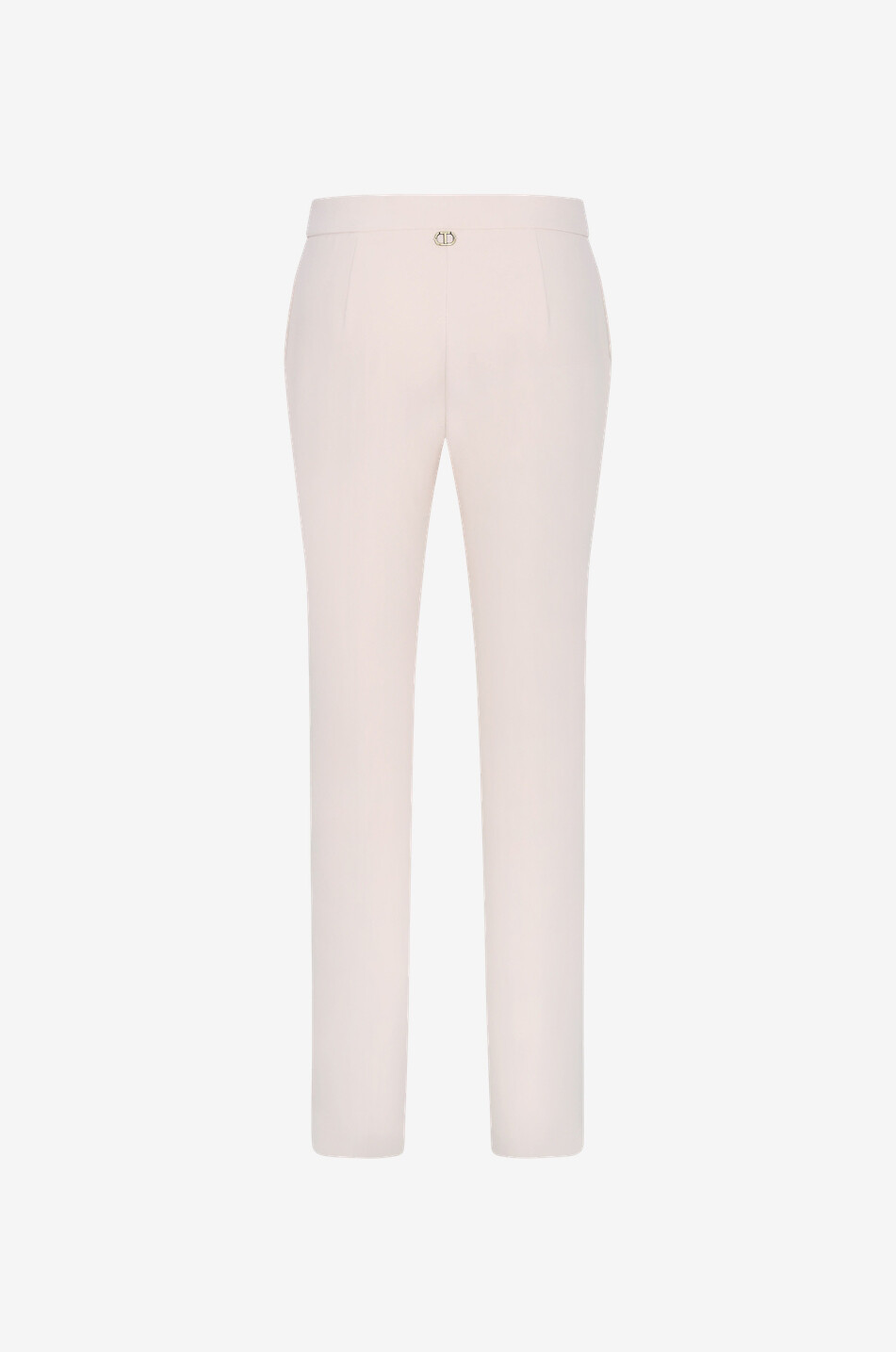 TWINSET Cigarette trousers in cady Women BEIGE 2