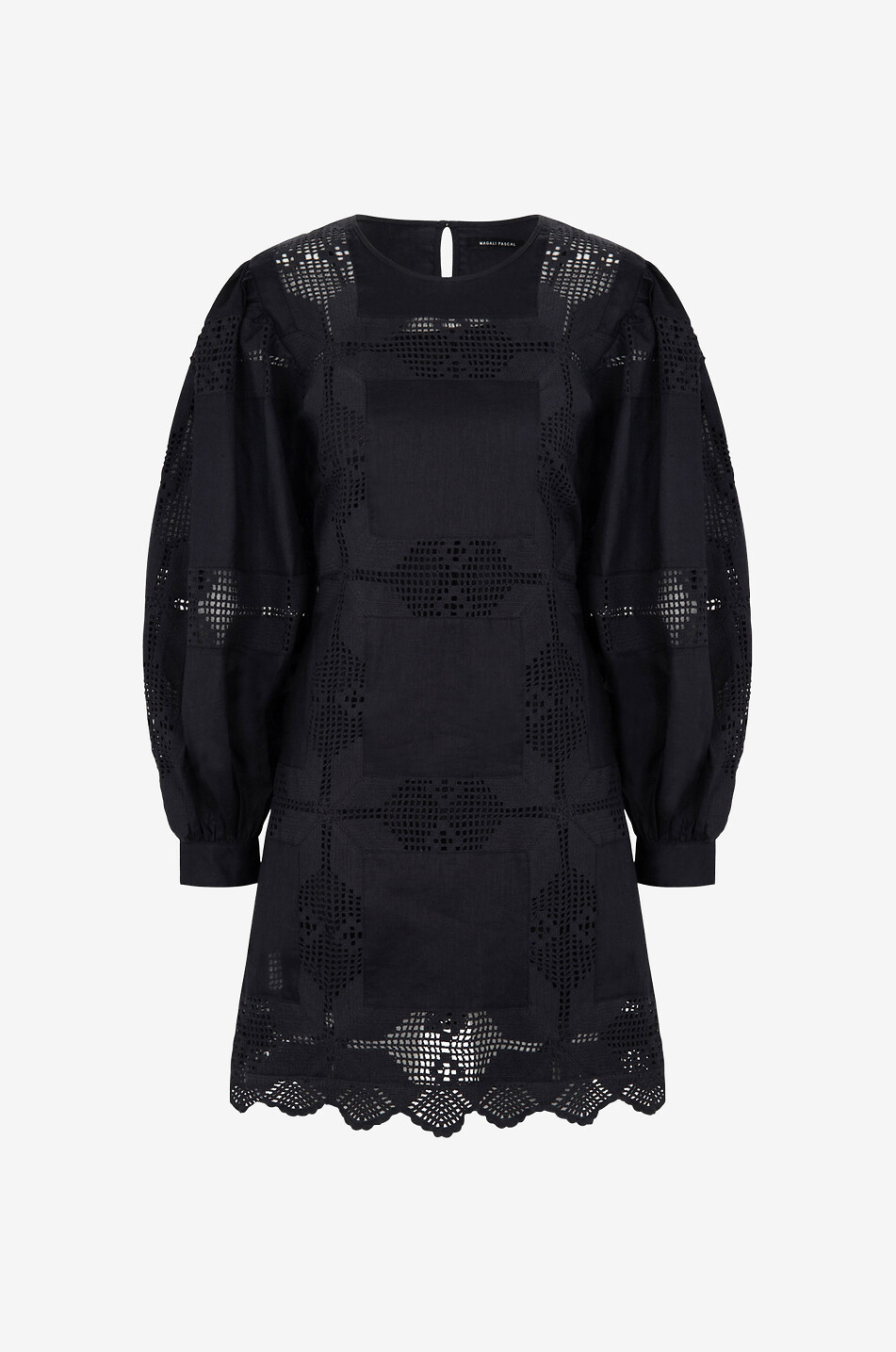 Robe courte en lin et coton Arti