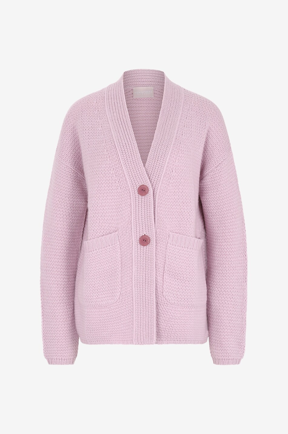 Oversize V-neck cashmere cardigan