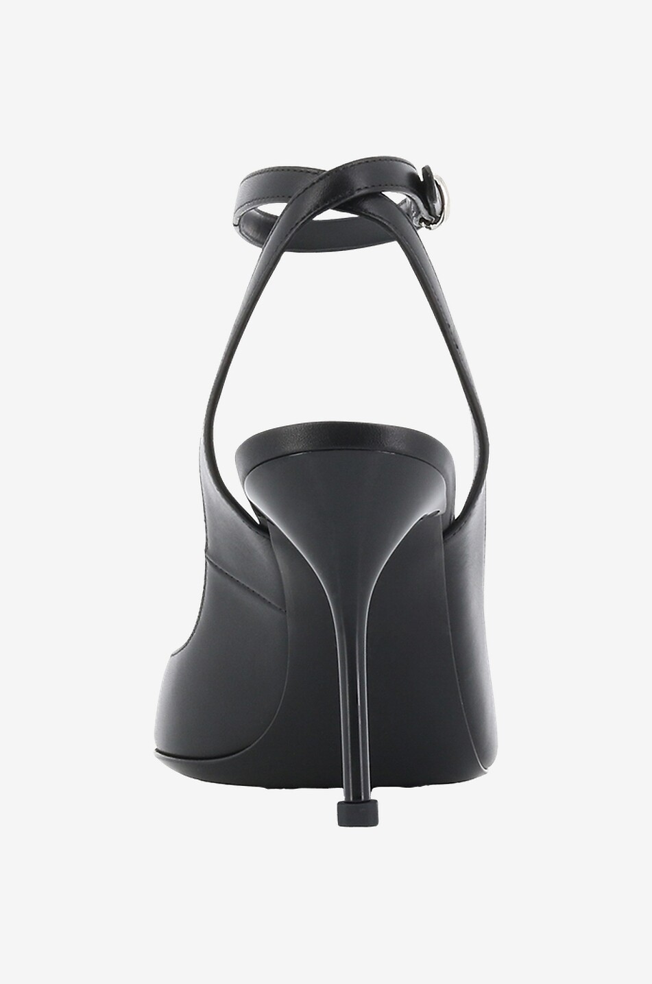 ALEXANDER McQUEEN Sandales à talon et bout ouvert Punk 90 Femme NOIR 4